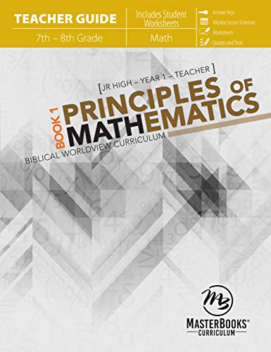 9780890519912: Principles of Mathematics Book 1 (Teacher Guide)