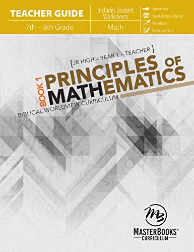 Stock image for Principles of Mathematics Book 1 (Teacher Guide) for sale by HPB-Red