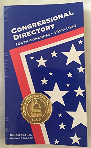 Stock image for 1995-1996 Official Congressional Directory: 104th Congress (Official Congressional Directory (Paperback)) for sale by Bookmonger.Ltd