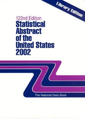 9780890596210: Statistical Abstract of the United States 2002: The National Data Book (Statistical Abstract of the United States Enlarged Print Edition (Library Edition))