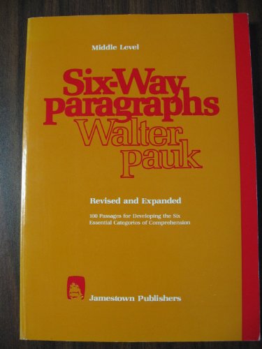 Imagen de archivo de Six Way Paragraphs: Middle Level a la venta por Wonder Book