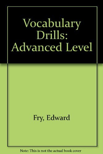 Beispielbild fr Vocabulary Drills: Advanced Level zum Verkauf von medimops