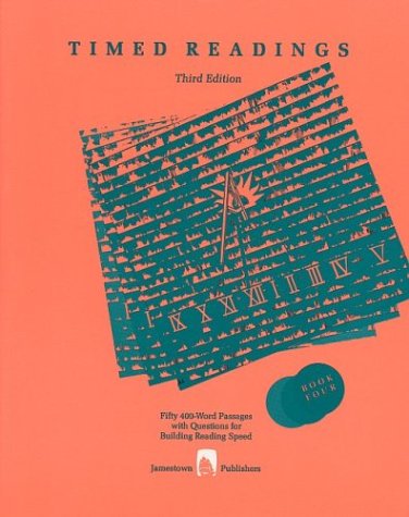 Beispielbild fr Timed Readings: Fifty 400-Word Passages with Questions for Building Reading Speed, Book Three (Third Edition) zum Verkauf von Your Online Bookstore