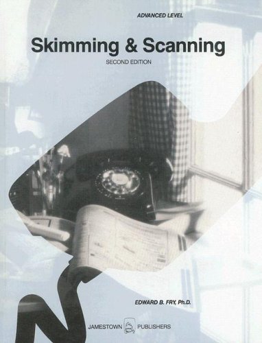 Stock image for Skimming and Scanning : Advanced Level for sale by Better World Books