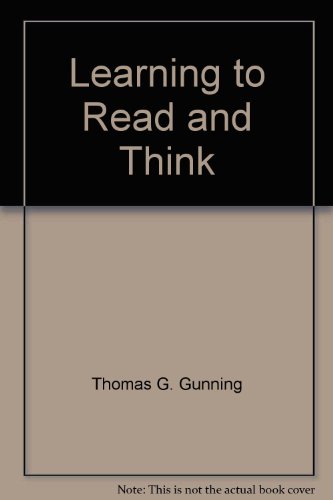 9780890616772: Learning to Read and Think
