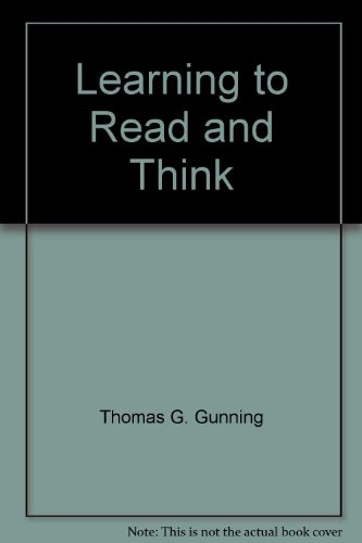 9780890616888: Learning to Read and Think