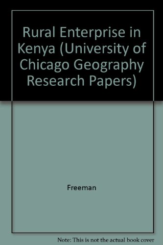 Beispielbild fr Rural Enterprise in Kenya: Development and Spatial zum Verkauf von N. Fagin Books
