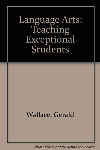 Stock image for Language Arts: Teaching Exceptional Students for sale by HPB-Red