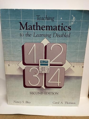 Stock image for Teaching Mathematics to the Learning Disabled for sale by Better World Books: West