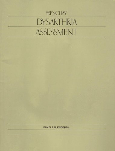 9780890792933: Frenchay Dysarthria Assessment