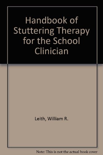 9780890793381: Handbook of Stuttering Therapy for the School Clinician