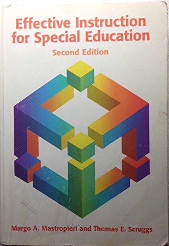 Beispielbild fr Effective Instruction for Special Education zum Verkauf von Better World Books