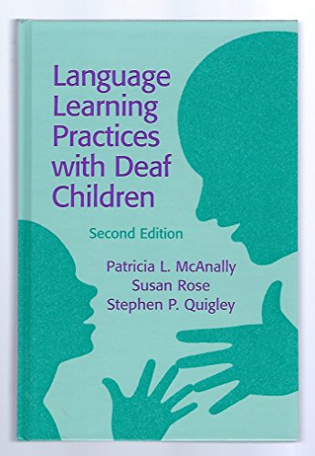 Beispielbild fr Language Learning Practices with Deaf Children zum Verkauf von ThriftBooks-Dallas