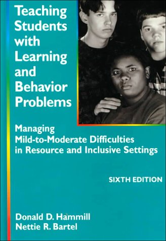 9780890796108: Teaching Students With Learning and Behavior Problems: Managing Mild-To-Moderate Difficulties in Resource and Inclusive Settings