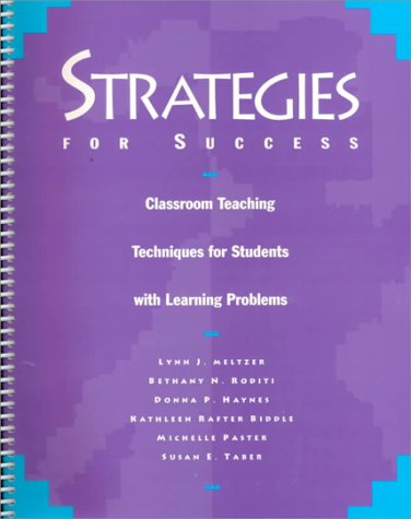 Stock image for Strategies for Success: Classroom Teaching Techniques for Students With Learning Problems for sale by SecondSale