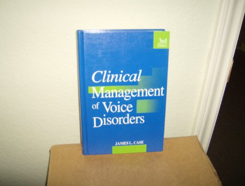 Beispielbild fr Clinical Management of Voice Disorders zum Verkauf von Better World Books