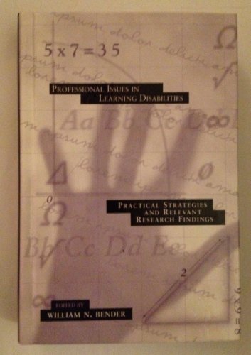 Stock image for Professional Issues in Learning Disabilities: Practical Strategies and Relevant Research Findings for sale by BookHolders