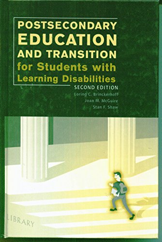 Beispielbild fr Postsecondary Education for Students With Learning Disabilities: A Handbook for Practitioners zum Verkauf von Wonder Book