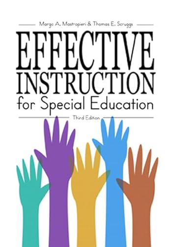 Beispielbild fr Effective Instruction for Special Education zum Verkauf von Better World Books