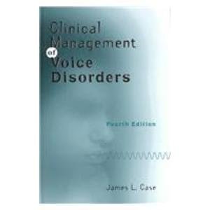 Stock image for Clinical Management of Voice Disorders for sale by Half Price Books Inc.