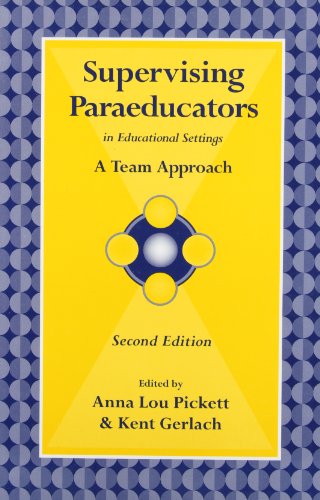 Beispielbild fr Supervising Paraeducators in Educational Settings: A Team Approach zum Verkauf von ThriftBooks-Dallas