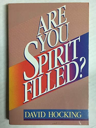Stock image for Are You Spirit Filled for sale by Wonder Book