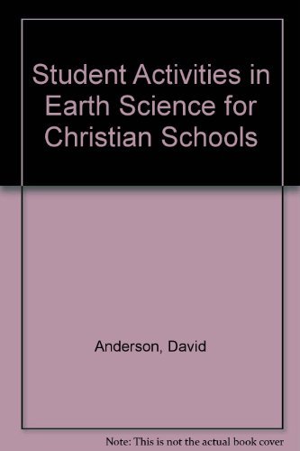 9780890846827: Student Activities in Earth Science for Christian Schools