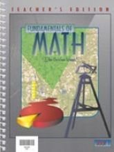 Beispielbild fr Fundamentals of math for Christian schools: Teachers edition zum Verkauf von Hawking Books