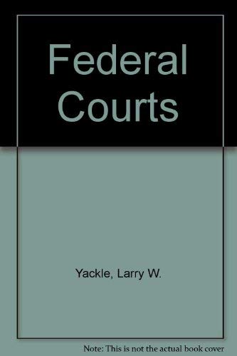 Beispielbild fr Federal Courts, Second Edition zum Verkauf von HPB-Red