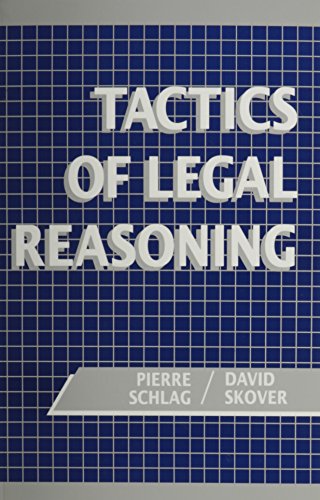 Beispielbild fr Tactics of Legal Reasoning zum Verkauf von Valley Books