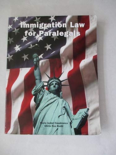 Stock image for Immigration Law for Paralegals for sale by ThriftBooks-Atlanta