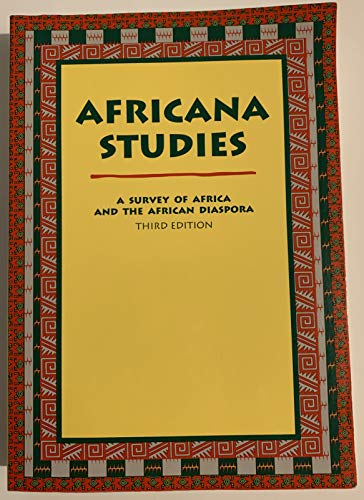 Stock image for Africana Studies : A Survey of Africa and the African Diaspora for sale by Better World Books