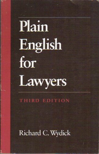 Plain English for Lawyers