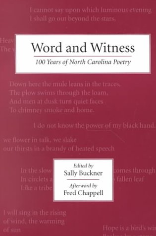 9780890896877: Word and Witness: 100 Years of North Carolina Poetry