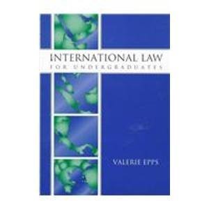 Beispielbild fr International Law for Undergraduates zum Verkauf von Wonder Book