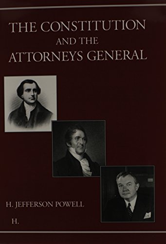 Stock image for The Constitution and the Attorneys General for sale by A Squared Books (Don Dewhirst)