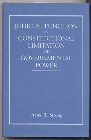 Image d?archive pour Judicial Function in Constitutional Limitation of Governmental Power