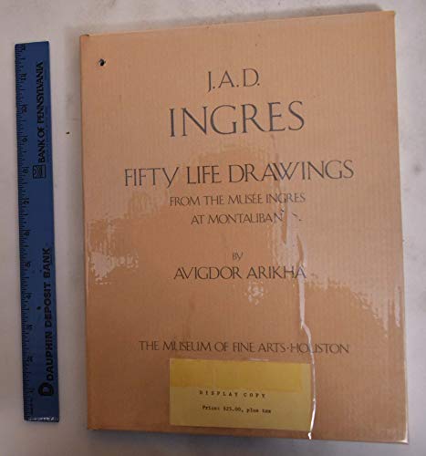 Beispielbild fr J.A.D. Ingres: Fifty life drawings from the Musee Ingres at Montauban zum Verkauf von Books From California
