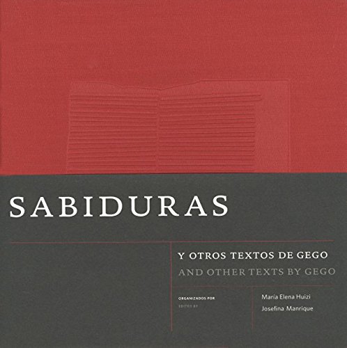 Imagen de archivo de Sabiduras And Other Texts: Writing by Gego a la venta por Books From California