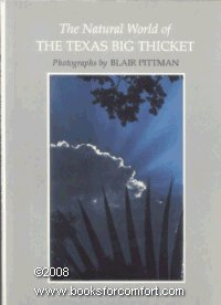 Stock image for The Natural World of the Texas Big Thicket for sale by Better World Books: West