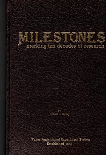 Imagen de archivo de Milestones: Marking 10 Decades of Research a la venta por ThriftBooks-Atlanta