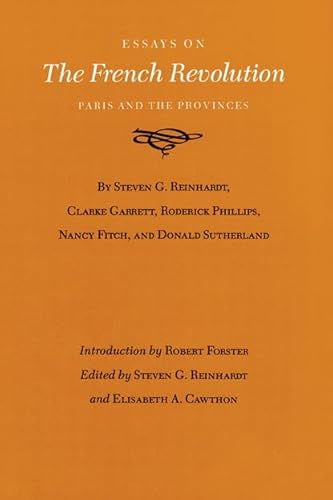 Beispielbild fr Essays on the French Revolution. Paris and the Provinces. zum Verkauf von Eryops Books