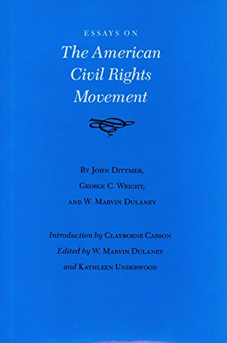 Beispielbild fr Essays on the American Civil Rights Movement zum Verkauf von Better World Books