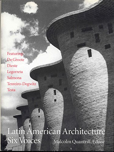 9780890969014: Latin American Architecture: Six Voices