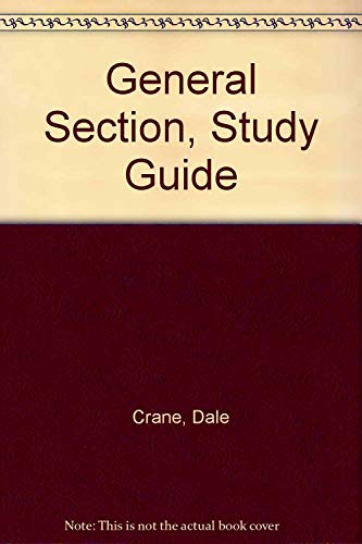 Imagen de archivo de General Section, Study Guide a la venta por Bookmans