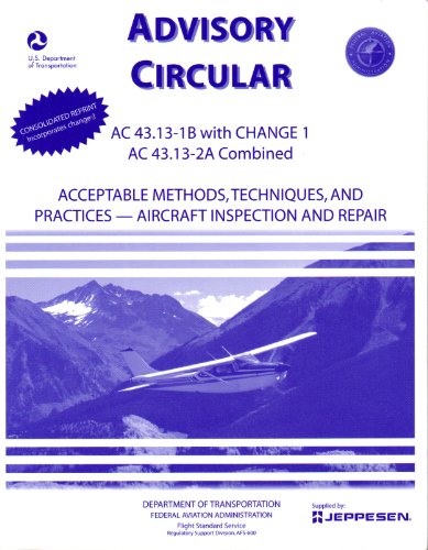 Stock image for Aircraft Inspection, Repair and Alterations Handbook (Including Change Three for Part 43. 13, 1A) for sale by Better World Books