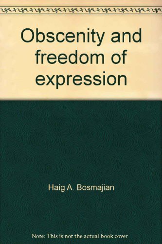Stock image for Obscenity and freedom of expression for sale by BIBLIOPE by Calvello Books