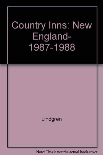 9780891023531: Country Inns: New England, 1987-1988