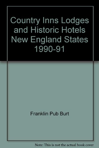 Stock image for Country Inns: New England, 1989-90 for sale by medimops