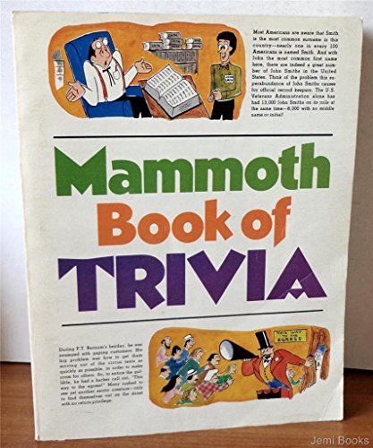 Stock image for Mammoth Book of Trivia for sale by ThriftBooks-Atlanta